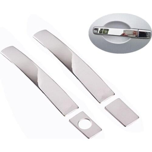 FUNDUOO For Nissan Pathfinder R51 2005 - 2012 Chrome Handle Cover Trim Set 2006 2007 2008 2009 2010 2011 Accessories Sticker