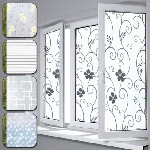 Glass Sticker Window Self Adhesive Paper Privacy Window Film Frosted Glass Self Adhesive Wardrobe Film Home Decoration