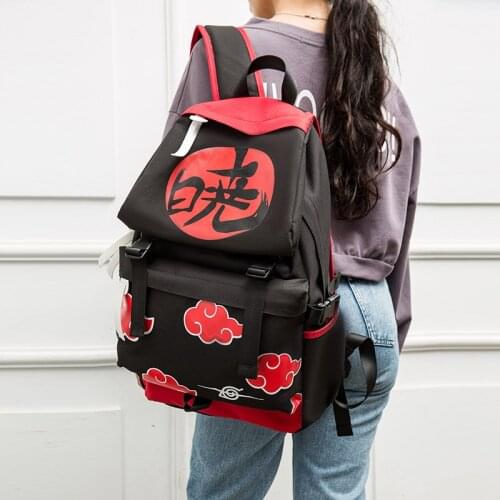 Uzumaki Cosplay Nylon Backpack Children Cartoon Anime School Bag Laptop Rucksack Girl Boy Knapsack Unisex Waterproof Travel Bags