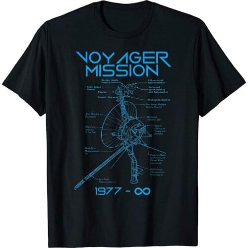 Voyager Schematic Probe Outer Space Exploration Gift T-Shirt