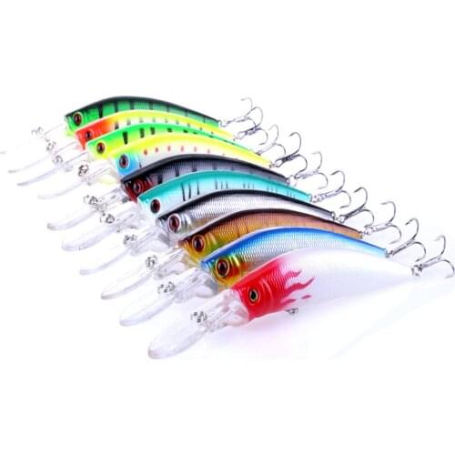 1PCS Minnow Fishing Lure Hard Artificial Bait 145mm 14.4g Crankbait Fishing Wobblers Pesca Depth 2-3 Meters Fishing Lures