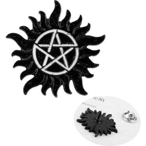 Supernatural TV series Metal Enamel Pins and Brooches Lapel Pin backpack bags badge Gifts for Women Men