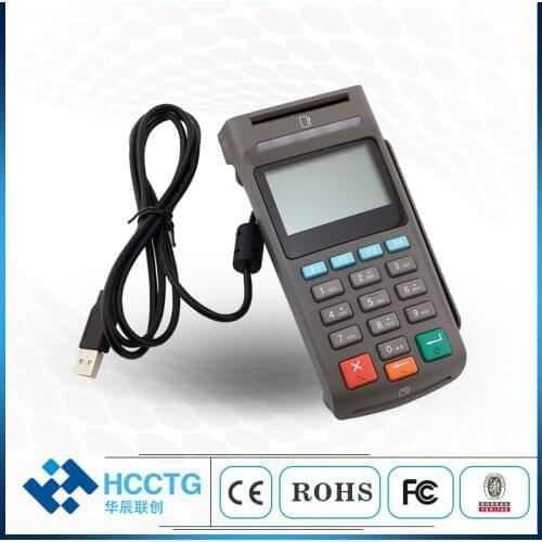 Smart Card Reader All in 1 Desktop Security E-Payment ATM POS USB Pinpad With LCD Display Z90PD
