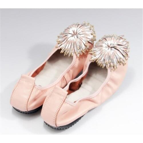 2020 Spring Slip On Ballerines Flats Woman Shoes Moccasins Loafers Shoes Autumn Women Flats Genuine Leather Female Ballet Flats