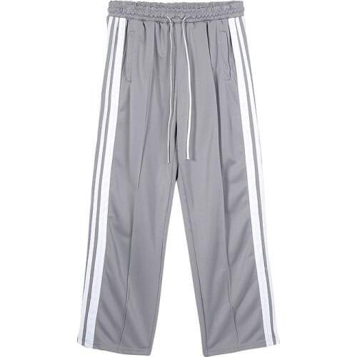 Fashion High Street Breasted Pants Loose Casual Sports Pants Sweatpants Streetwear Men Hiphop Gym Pants Men Sweat Pants Men