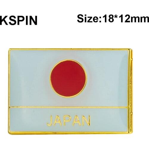 Japan flag badge pin lapel pin 100pcs a lot Brooch Icons XY0250