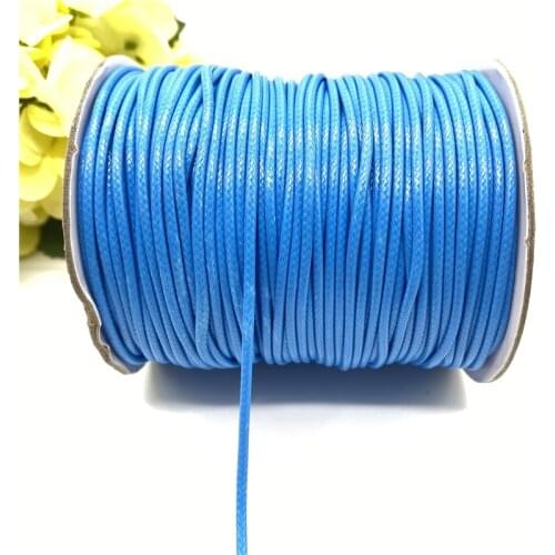 0.8/1.0/1.5/2.0mm Waxed Cotton Cord Waxed Thread Cord String Rope For Jewelry Making DIY Bracelet Necklace Accessories #08