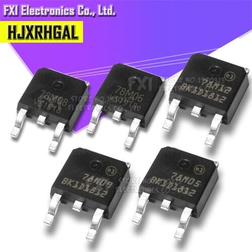 10pcs/lot 78M05 7805 TO-252 three-terminal 750mA regulator new original