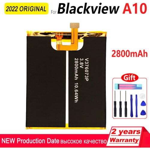 100% Original 2800mAh A10 Phone Battery For Blackview A10 A10 Pro High quality Batteries With Tools+Tracking Number