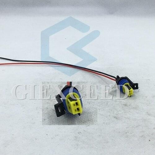 2 Pin Auto Truck Light Lamp Cable Connector Holder Socket Waterproof For Trucks