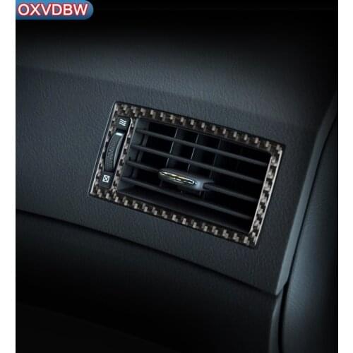 For lexus gs300 350 f sport 2006-2011 Accessories Carbon Fiber Side Air Conditioner Outlet Decorative Frame Cover Trim Sticker