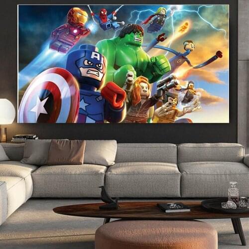 Diamond Painting 5D DIY Superhero Iron Man Hulk Diamond Inlaid Full Diamond Embroidery Living Room Home Decoration Disney
