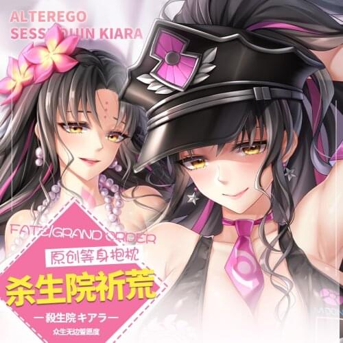 Anime Fate/Grand Order FGO Sesshouin Kiara Cosplay Dakimakura 2WAY Hugging Body Pillow Case Otaku Pillow Cushion Cover Gifts