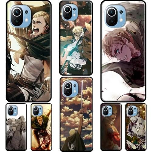 Smith Erwin Attack on Titan For POCO X3 Pro F3 F2 M3 Pro Case For Xiaomi Mi 11 Ultra Mi 9 10 Lite Mi 10T 9T Pro Coque