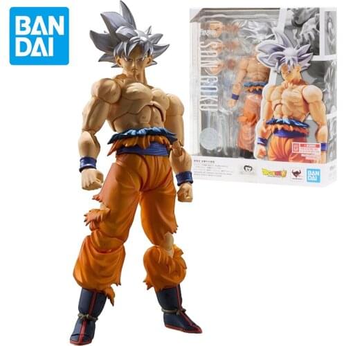 Bandai SHF Dragon Ball 15cm Son Goku Migatte no Gokui Anime Model Action Figure Adult Doll Decoration Toy Child Birthday Gift