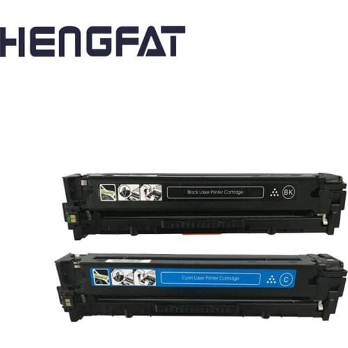 Free Shipping 2Pieces CF540A -CF543A Toner Cartridge for HP203A Colour Laserjet M254dw M254nw M281FDN M281FD Printer