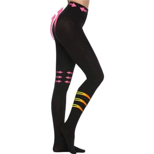 Compression Pantyhose Women 20-30 mmHg Pressure Stockings Graduated Close Toe Support Hose for Women Slimming Pantyhose
