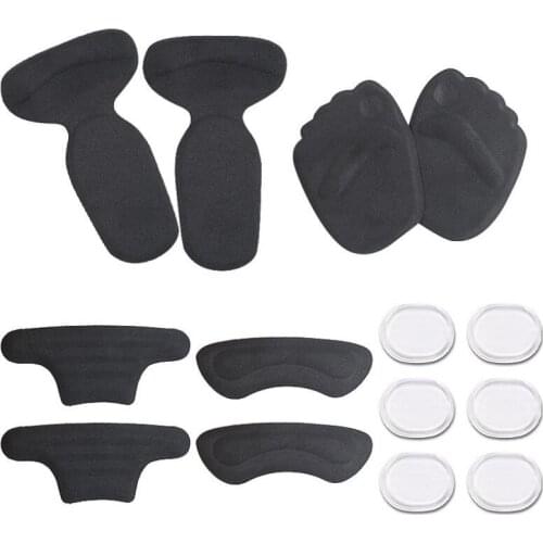 Five-piece Suit Anti-wear Foot Paste Sticky Forefoot Pad Heel Sticker Two-in-one Half Code Pad Transparent Round Sticker