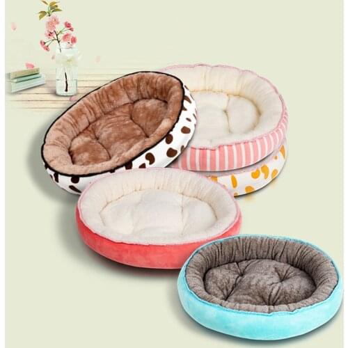 Dog Bed Comfortable Warm Kennel Washable Pet Floppy Extra Comfy Plush Cushion Nonslip Bottom Beds Mats Sofa for Dog Cat S/M/L