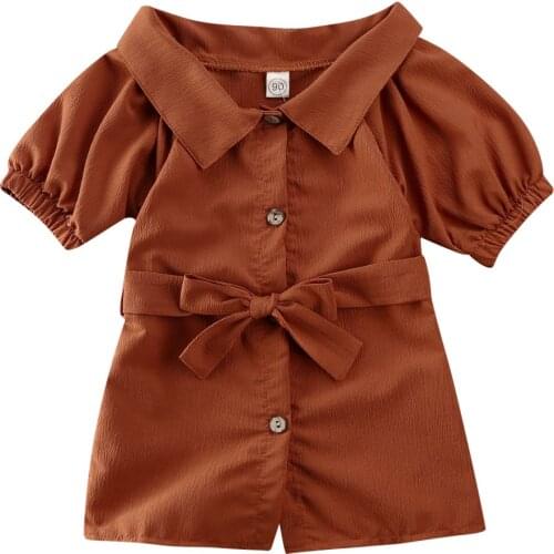 Summer Autumn Windbreaker For Girls Coat Kids Jackets For Girls Outerwear Children Solid Brown Fashion Coats Girls Clothes 1-6T