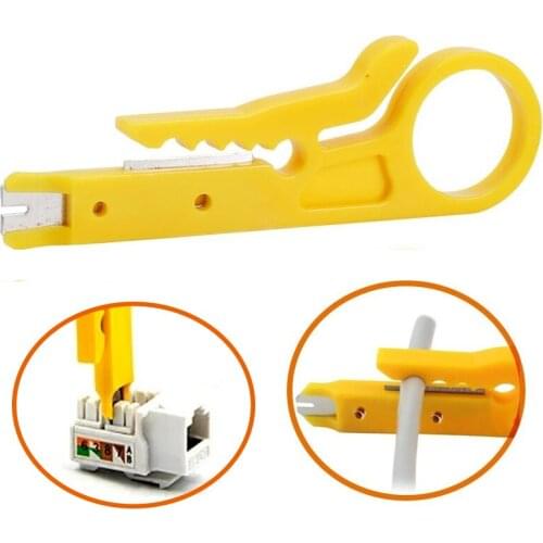 Mini Wire Stripper Knife Portable Crimper Pliers Crimping Tool Cable Stripping Wire Cutter Cut Line Tool Stripping Cable Cutter