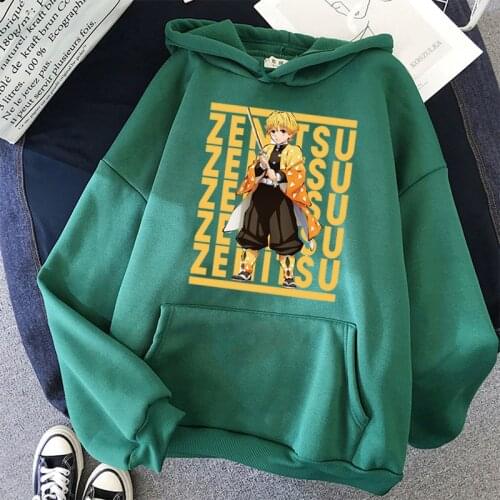 Demon slayer hoodies Costume Tanjiro Zenitsu Nezuko Inosuke Harajuku Hoodie Hip Hop Hoodie japanese streetwear mens hoodies