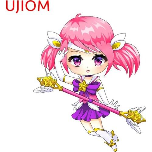 UJIOM Wall Stickers Cartoon Star Guardian Lux Sticker Home Girls Room Decor Livingroom Japanese Decoration Accessories Decals