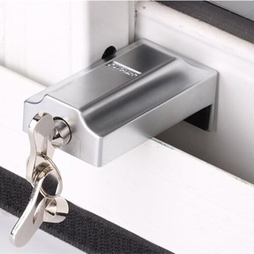 Window Security Key Lock Sliding Doors Windows Restrictor Child Safety Anti-theft Door Stopper Windows Children Safety Lock