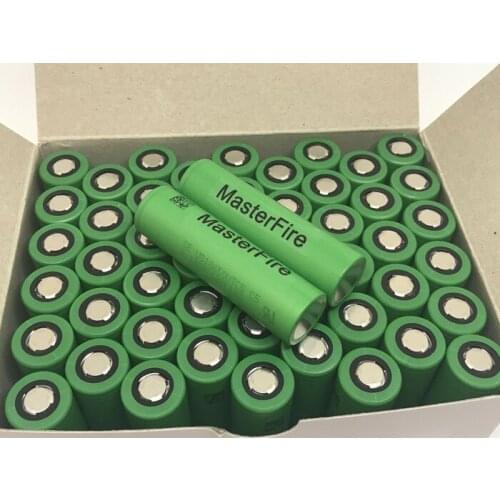 Wholesale MasterFire Original US18650VTC5 2600mAh 18650 3.7V High Drain 30A discharge VTC5 Rechargeable Lithium Battery For Sony