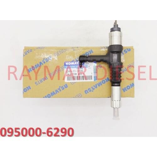 Genuine diesel common rail injector 095000-6290, 6245-11-3100