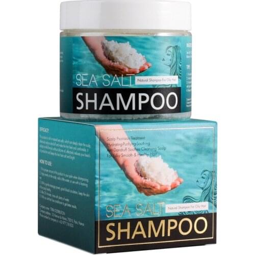 200ml Sea Salt Shampoo Cruelty Nourishing Nourishing Oil Control Hair & Scalp Treatment Repair Damaged Hair for All Hair Types