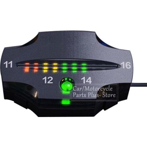 LED Tricolor Indicator Light Digital Panel Voltmeter Electric Voltage Meter Volt Tester For Auto Battery Car Motorcycle Ship