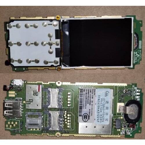 SZWESTTOP LCD display with PCBA for Philips E180 Cellphone Main board for Xenium CTE180 mobile phone