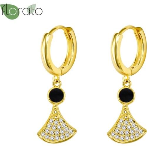 Spring And Summer New Gold Hoop Earrings 925 Silver Ear Buckle Bohemian Womens Pendant Earrings Exquisite Fashion Jewelry