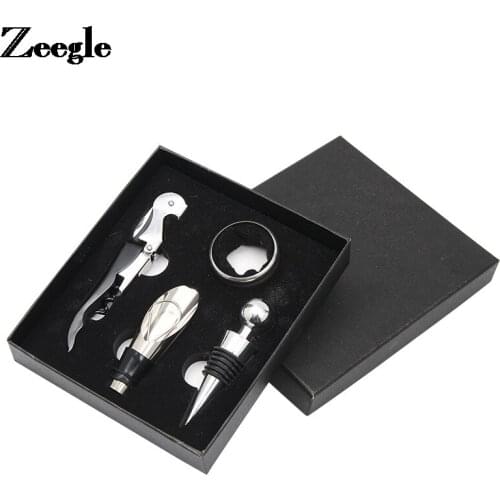 Zeegle Bottle Opener for Grape Wine Cutter Electric Red Wine Openers Jar Opener Kitchen Accessories Gadgets Bottle Opener Set