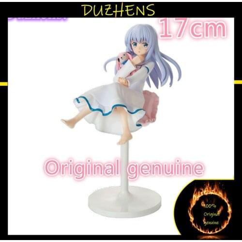 100% Original genuine Is the order a rabbit? Kafuu Chino pajamas 17cm PVC Action Figure Anime Figure Model Toys Figure Doll Gift