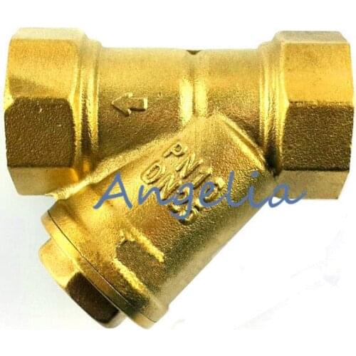 2-1/2" DN65 BSP Brass Mesh Strainer valve Inline Y Filter Female thread