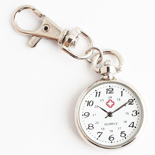 50pcs/lot Hot Sell Keychain Watch Gift Watches Quartz pocket Watches Men watches Wholesale