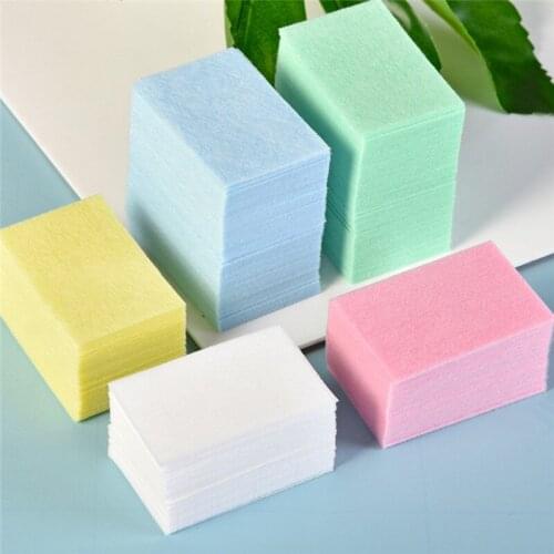 550pcs/Pack Nail Polish Remover Wipes Bath Manicure Gel Lint-Free 100% Cotton Napkins For Nails Art Accessories