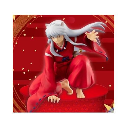 9cm Inuyasha action figure toys collection Christmas gift doll with box