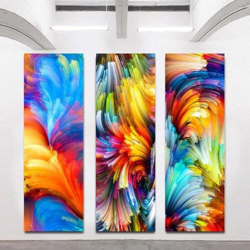 Abstract Art Canvas Painting Colorful Clouds Modern Wall Pictures Big Size Canvas Art Prints Poster For Living Room Home Decor