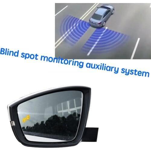 Car BSD BSM BSA Blind Area Spot Warning Drive Mirror Rear Radar Detection System For Skoda Karoq 2017~2020
