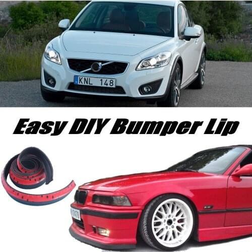 Bumper Lip Deflector Lips For Volvo C30 Front Spoiler Skirt For Car View Tuning / Body Kit / Strip