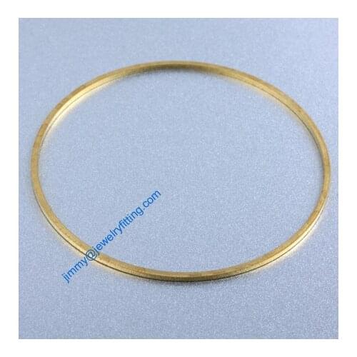 1000 PCS Raw Brass Circle 48*1*1mm copper Rings fashion jewelry findings jewelry Connectors Quoit