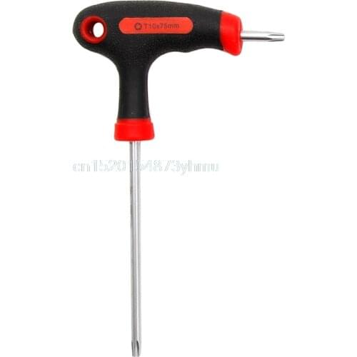 Better 1 pc T-Handle Screwdriver Grip Torx&Hex Allen Key Screwdriver Driver Tool T10/T15/T20/T25/T30/T40 #L057# new hot