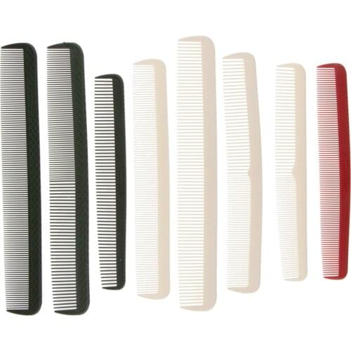 Fashional Hair Cutting Combs Barber Hairdressing Hiarstyling Salon Plastic Comb Unbreakable Hairbrush Comb
