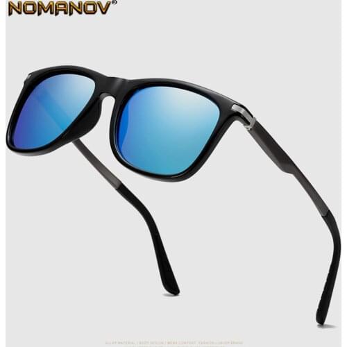 Cool Al-mg Leg Hd Retro Short Sight Sun Glasses Polarized Mirror Sunglasses Custom Made Myopia Minus Prescription Lens -1 To -6