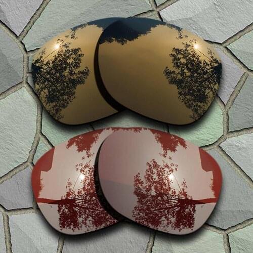 Bronze Copper&Bronze Brown Sunglasses Polarized Replacement Lenses for Oakley Garage Rock