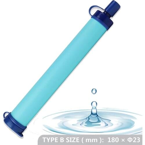 NIUDADA Outdoor Water Purifier Camping Hiking Emergency Survival Portable Purifier Water Filter