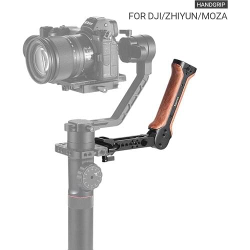 SmallRig DSLR Camera Handgrip for DJI Ronin S / for Zhiyun Crane 2 / for Moza Air 2 Gimbal BSS2340 Wooden Camera Handle